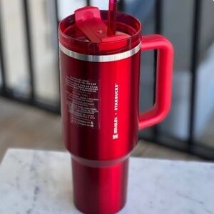 Stanley x Starbucks Bright Red 40oz Tumbler Cup
